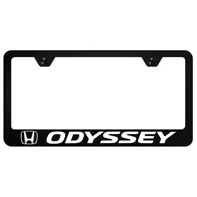Honda Odyssey Uv Print Polycarbonate License Plate Frame (Black) 1