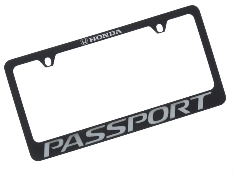 Honda Passport License Plate Frame (Black) 1