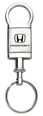 Honda Passport Satin Chrome Valet Key Chain (Silver) 1
