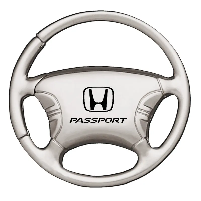 Honda Passport Steering Wheel Key Chain (Silver) 1