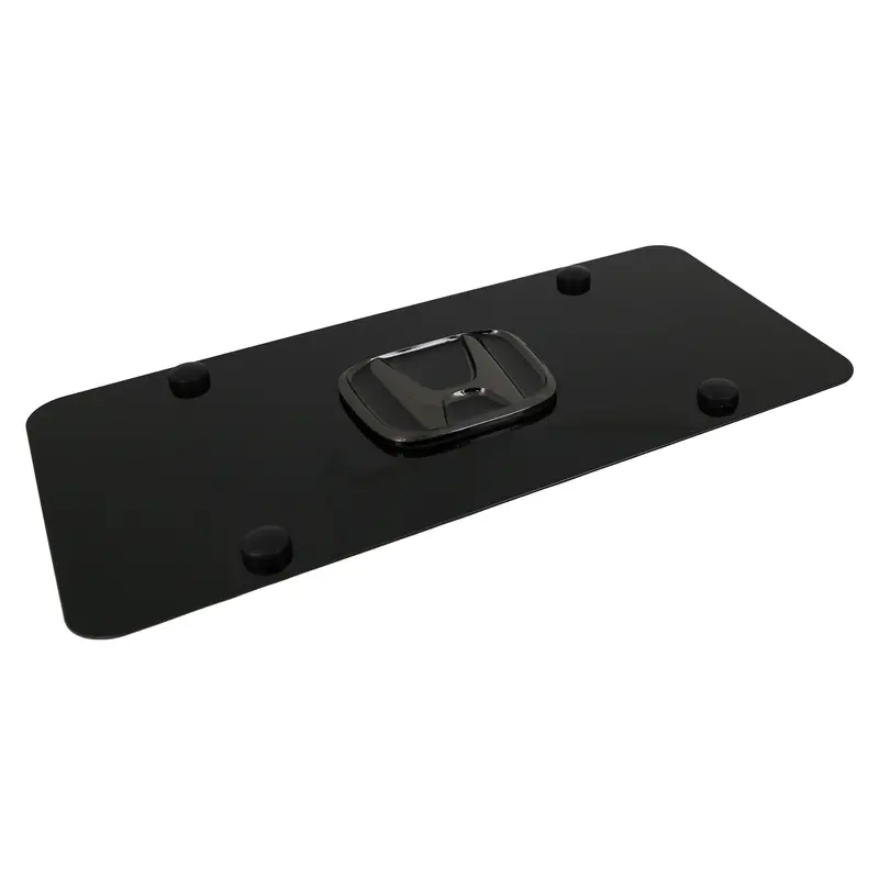 Honda Pearl Logo License Plate (Black) 2