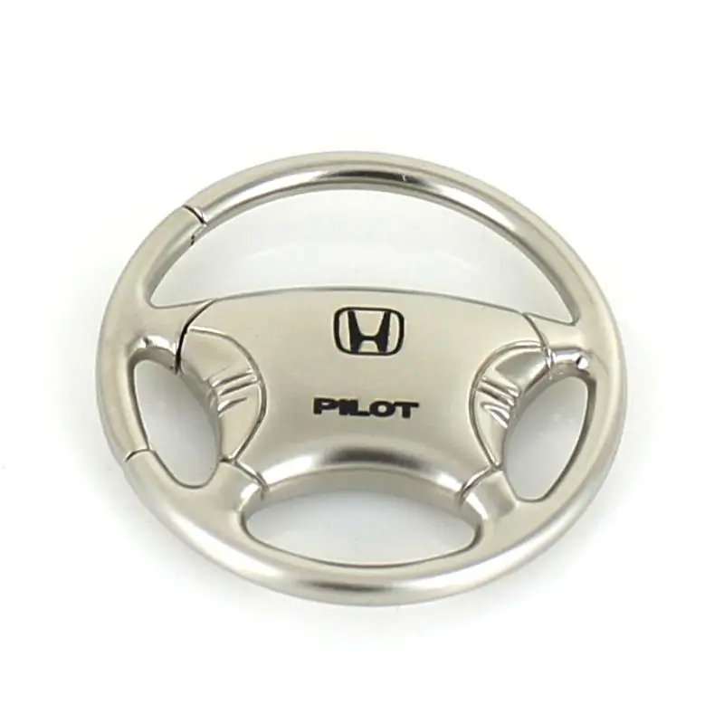 Honda Pilot Steering Wheel Keychain (Chrome) 1