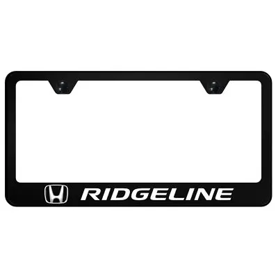 Honda Ridgeline Uv Print Polycarbonate License Plate Frame (Black) 1