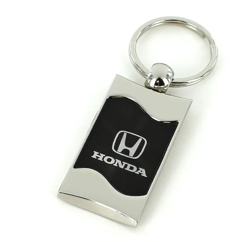 Honda Satin Rectangular Key Ring 2