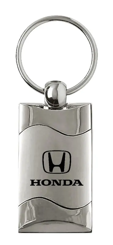 Honda Satin Rectangular Key Ring 3