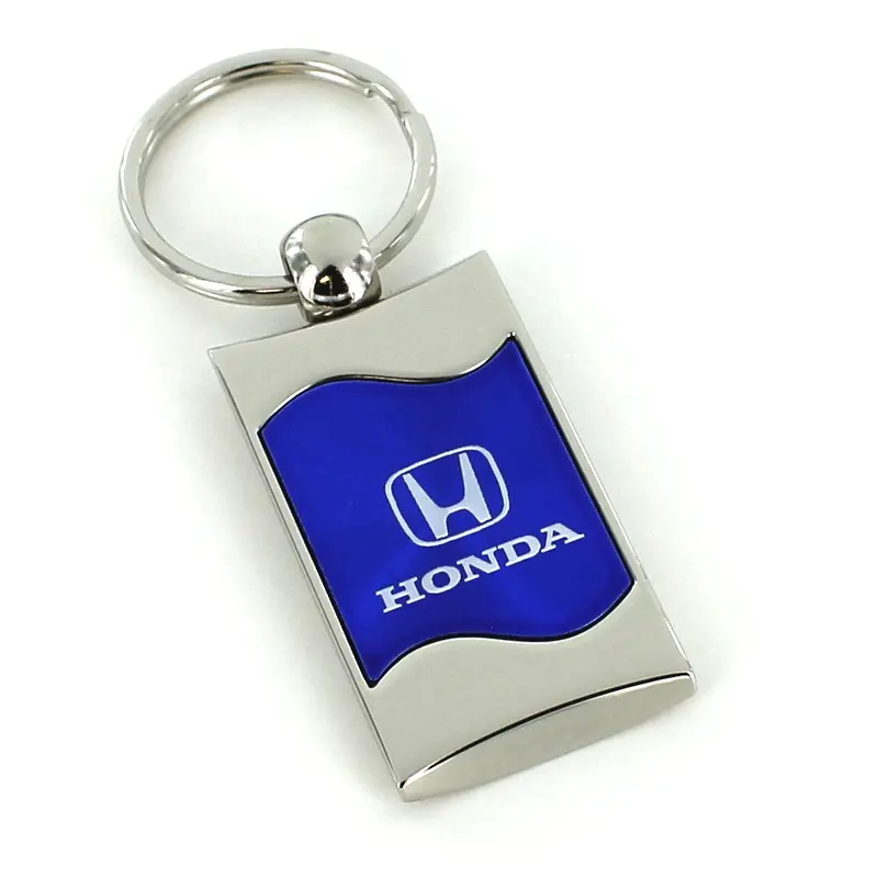 Honda Satin Rectangular Key Ring 3