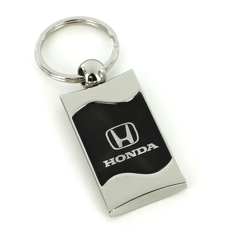 Honda Satin Rectangular Key Ring 4