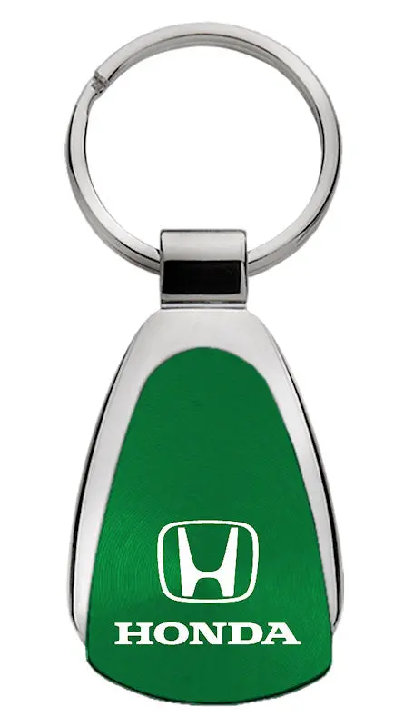 Honda Tear Drop Key Ring (Green) 1