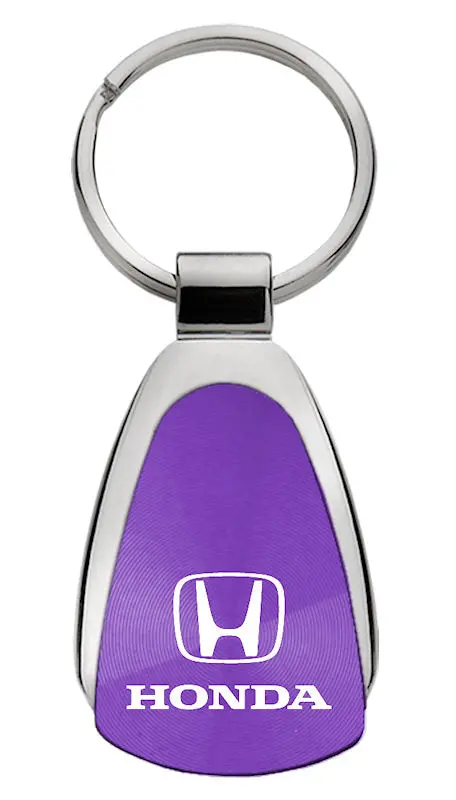 Honda Tear Drop Key Ring (Purple) 1