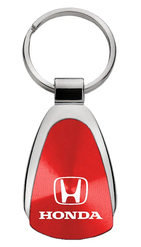Honda Tear Drop Key Ring (Red) 1