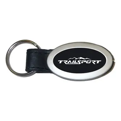 Honda Trailsport Two-Tone Oval Key Chain (Black) 1