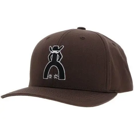 Hooey Brown With Black And White Logo Punchy Hat 1