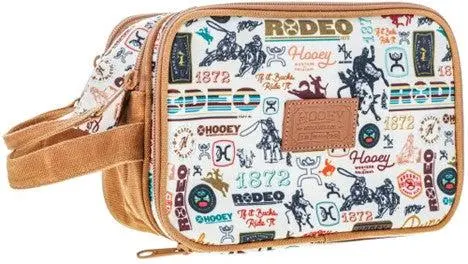 Hooey Cream And Tan Rodeo Print Dopp Kit 1
