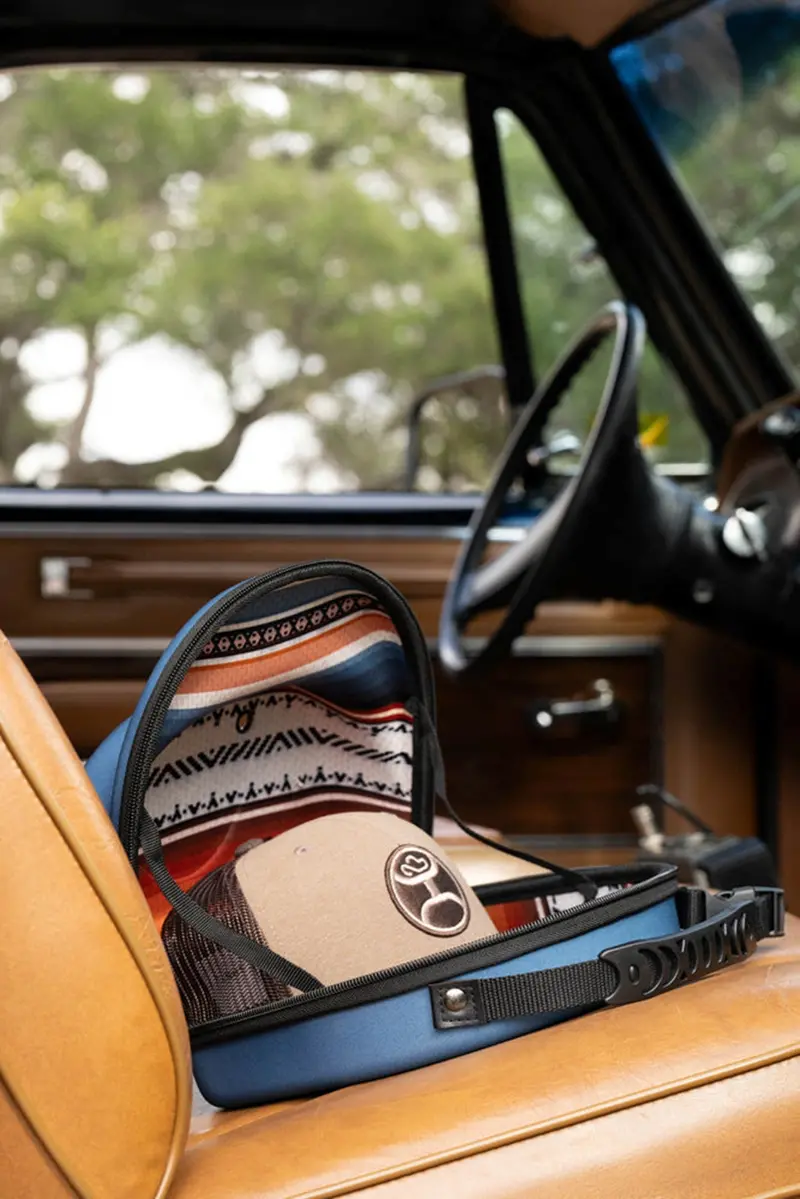 Hooey Denim With Aztec Interior Cap Carrier 1
