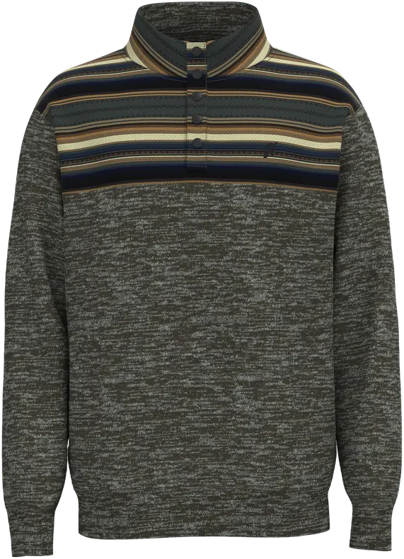 Hooey Men's Brown San Juan Serape Stevie Pullover 1