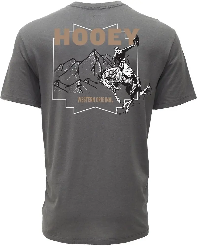 Hooey Men's Steel Grey Briggs Tee 1