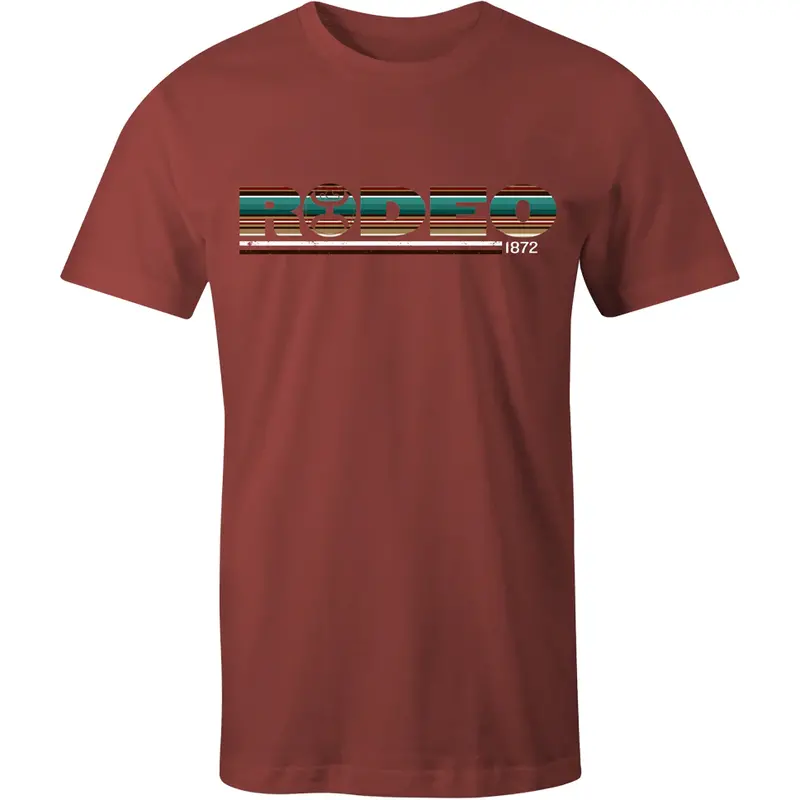 Hooey Rodeo Crimson And Serape Tee 1