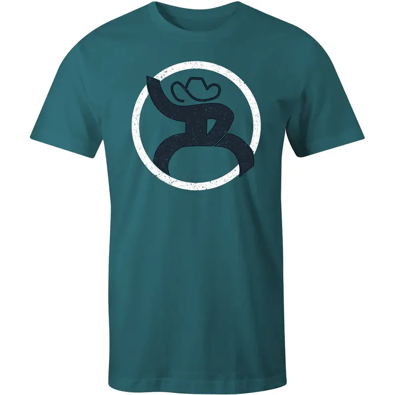 Hooey Teal Heather Strap Tee 1