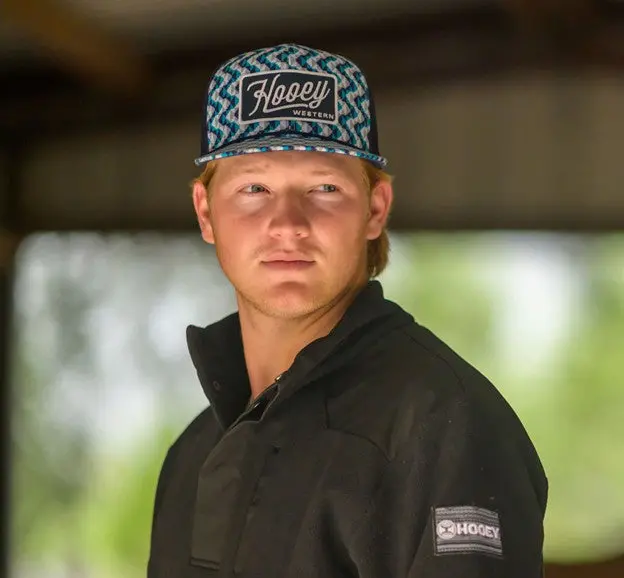 Hooey Turquoise And Navy Lakota Hat 1