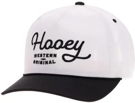 Hooey White And Black Og Ball Cap 1
