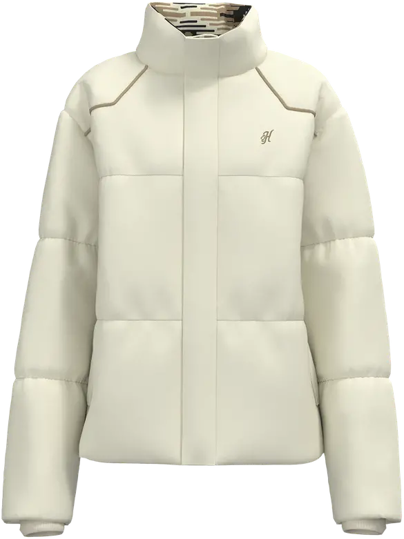 Hooey Women's Cream Bramble Puffer Jacket 1