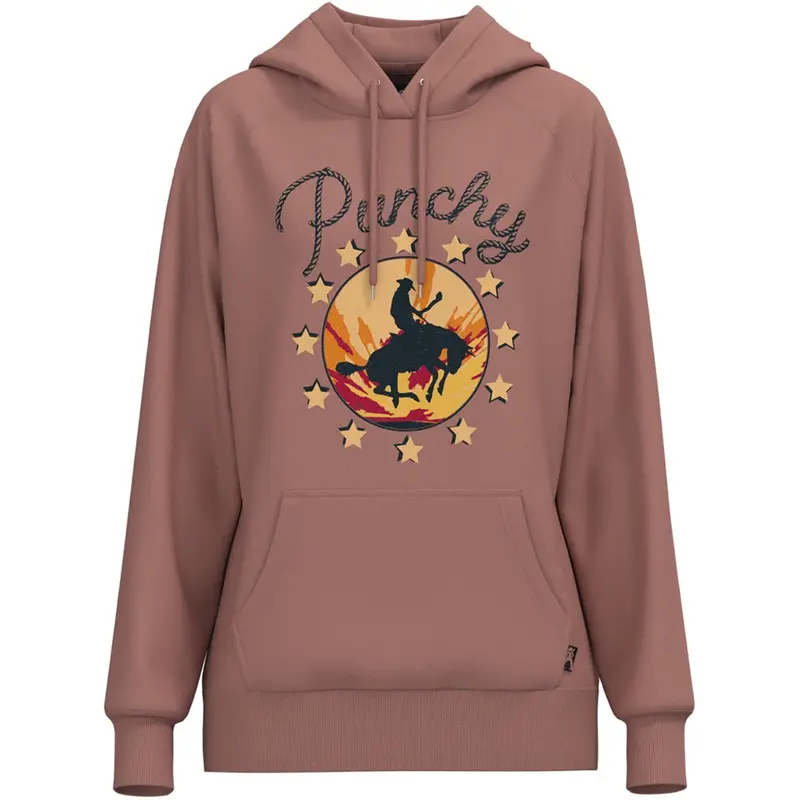 Hooey Women's Pink Punchy Hoodie 1
