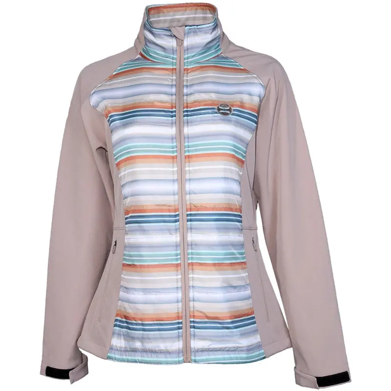 Hooey Women's Tan And Serape Softshell Jacket 1