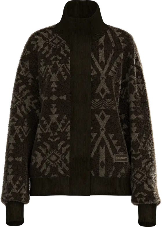 Hooey Women's Tan Aztec Aspen Sherpa Jacket 1