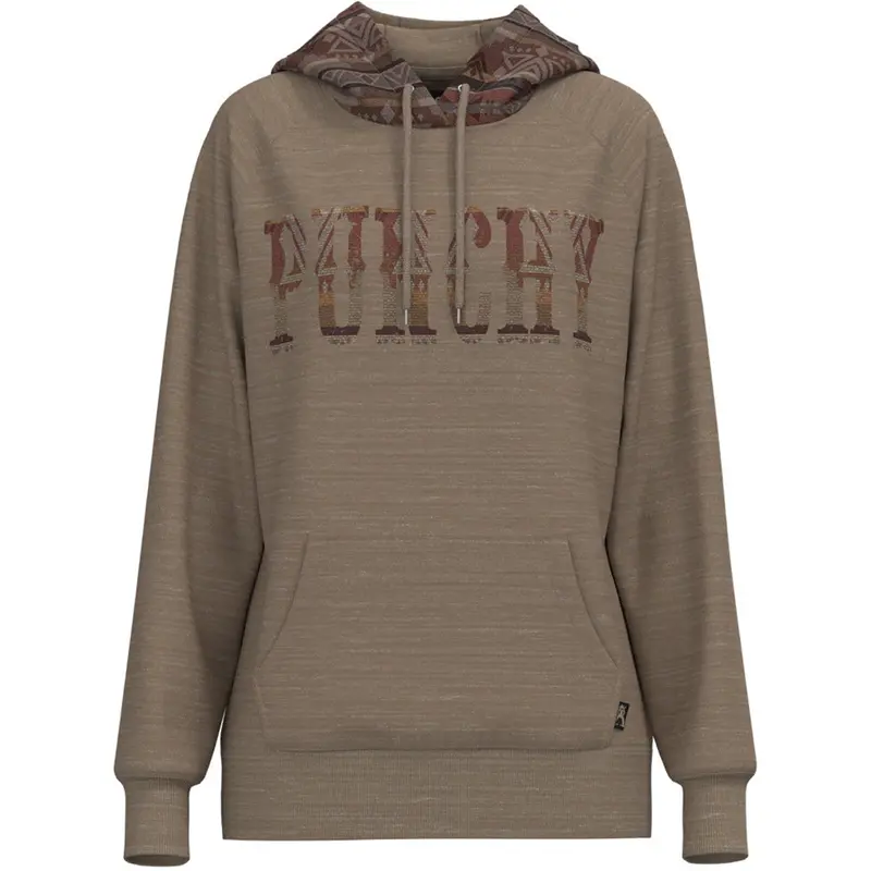 Hooey Women's Tan Punchy Hoodie 1
