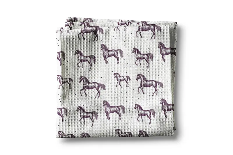 Horse And Pony Equestrian Tack / Kitchen Towel 1