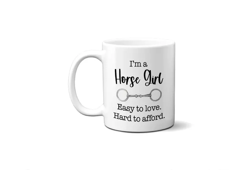 Horse Girl Coffee Mug 1