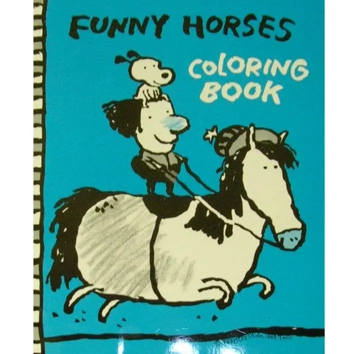 Horse Hollow Press - Horse Book: Funny Horses Coloring Book. 1