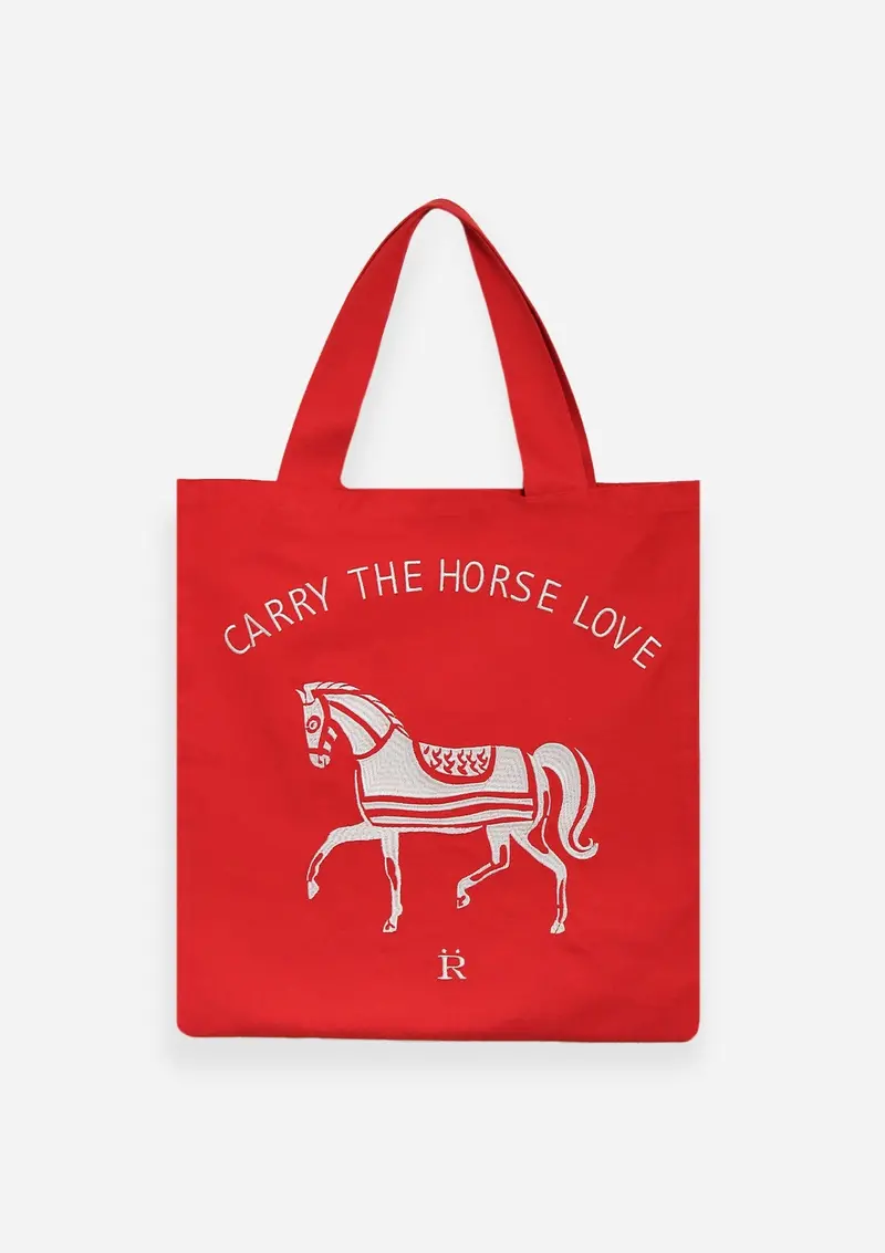 Horse Love Cotton Tote | Carry The Love Horse 2