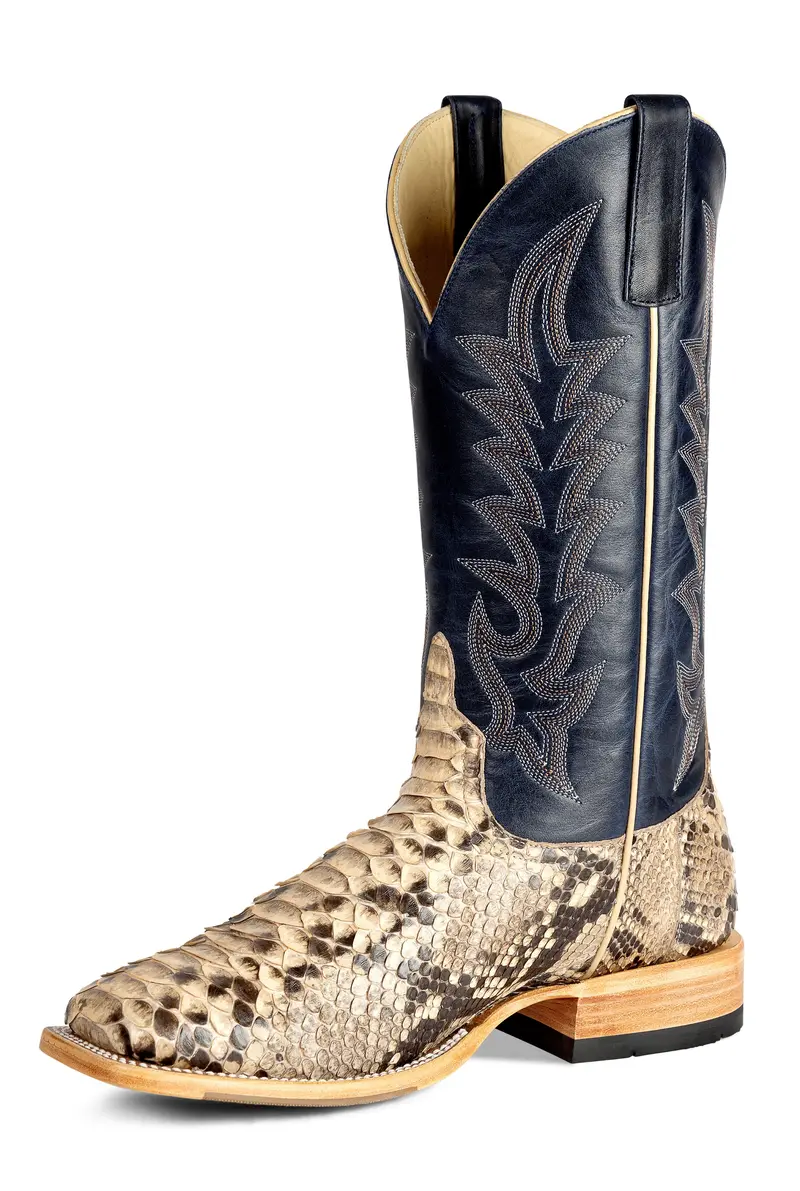 Horse Power Men's Mink Python Western Boots 1