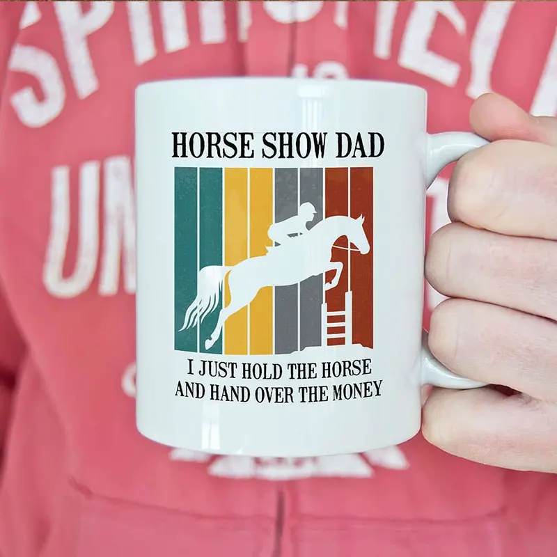 Horse Show Dad Mug 1