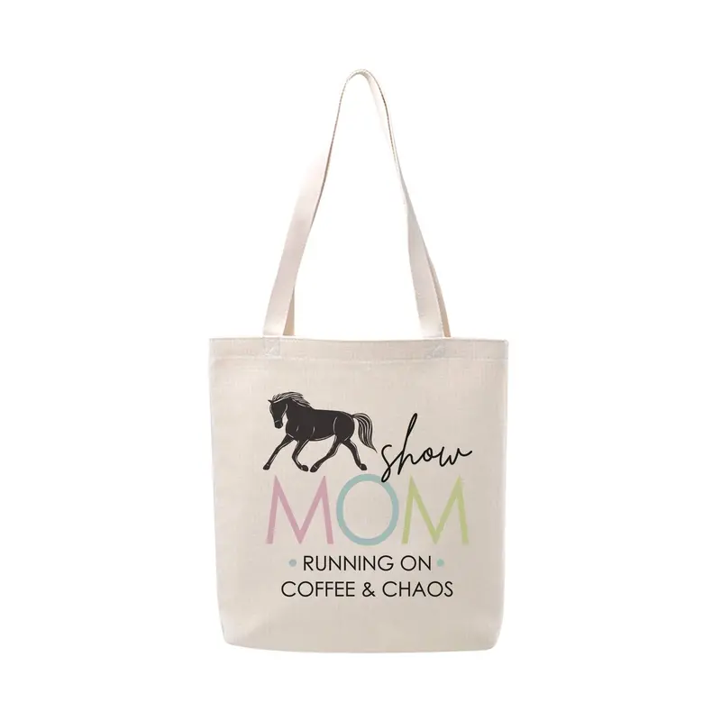 Horse Show Mom Equine Tote Bag 1