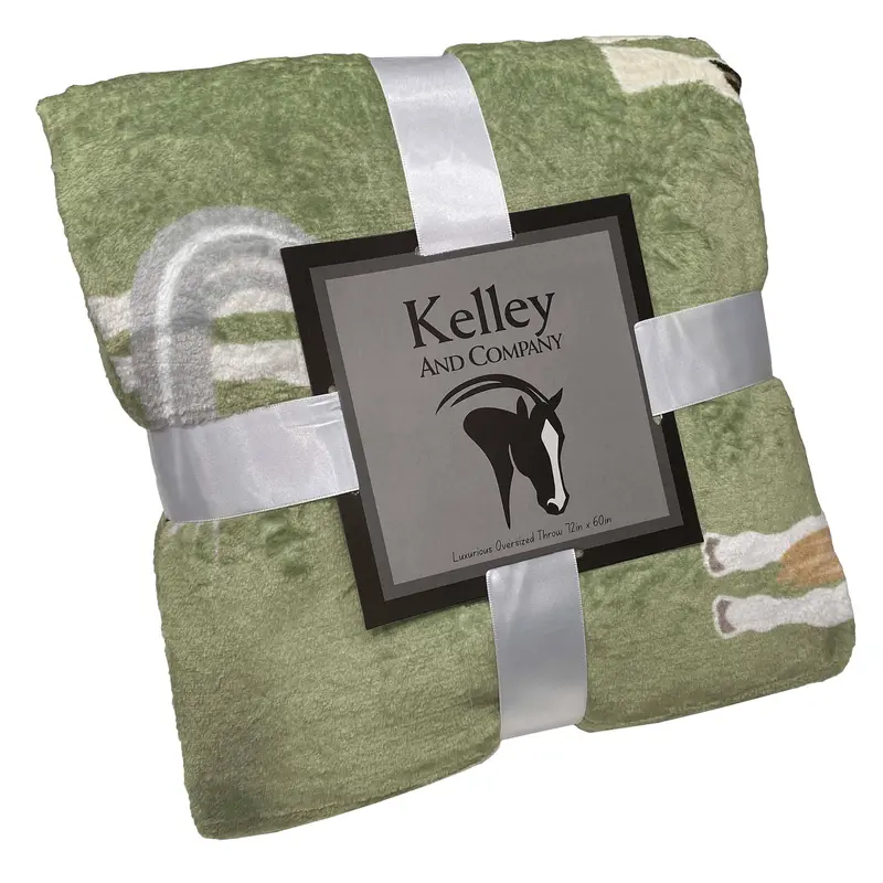 Horse Tails Plush Throw Blanket 2
