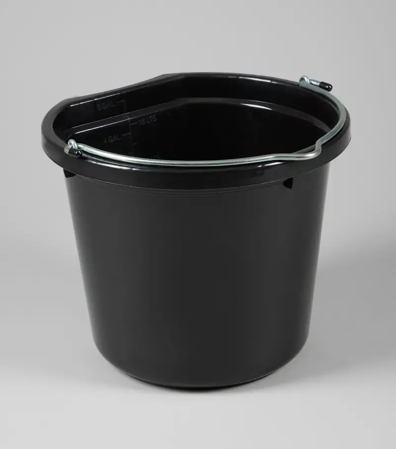 Horse Water Bucket Black 1