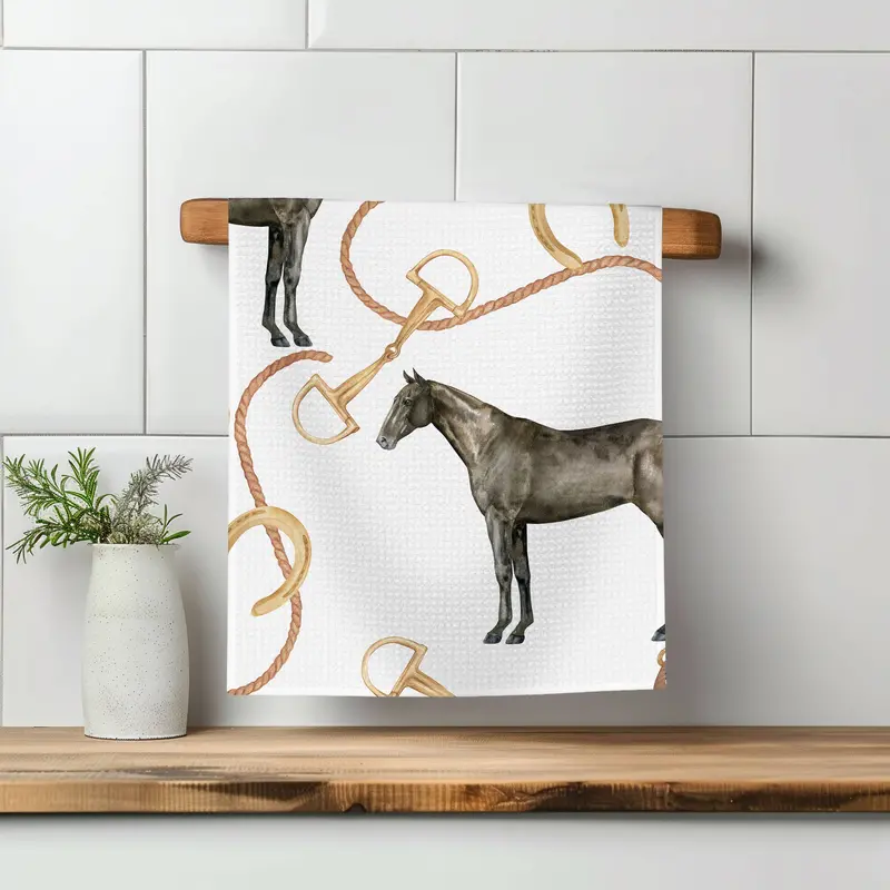 Horses And Bits Tack / Kitchen Towel 1