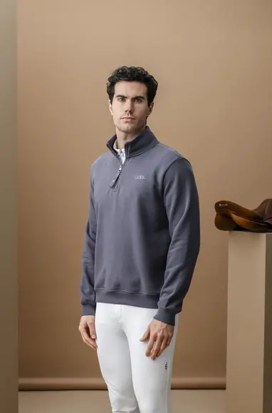 Horseware Aa Mens Gabriel Quarter Zip Sweatshirt 1