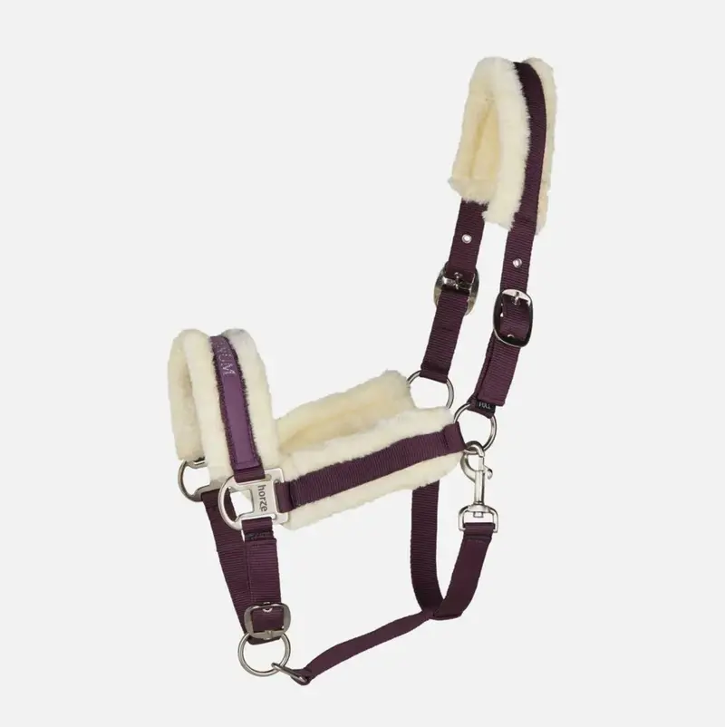 Horze Stanford Halter With Fur Lining 1
