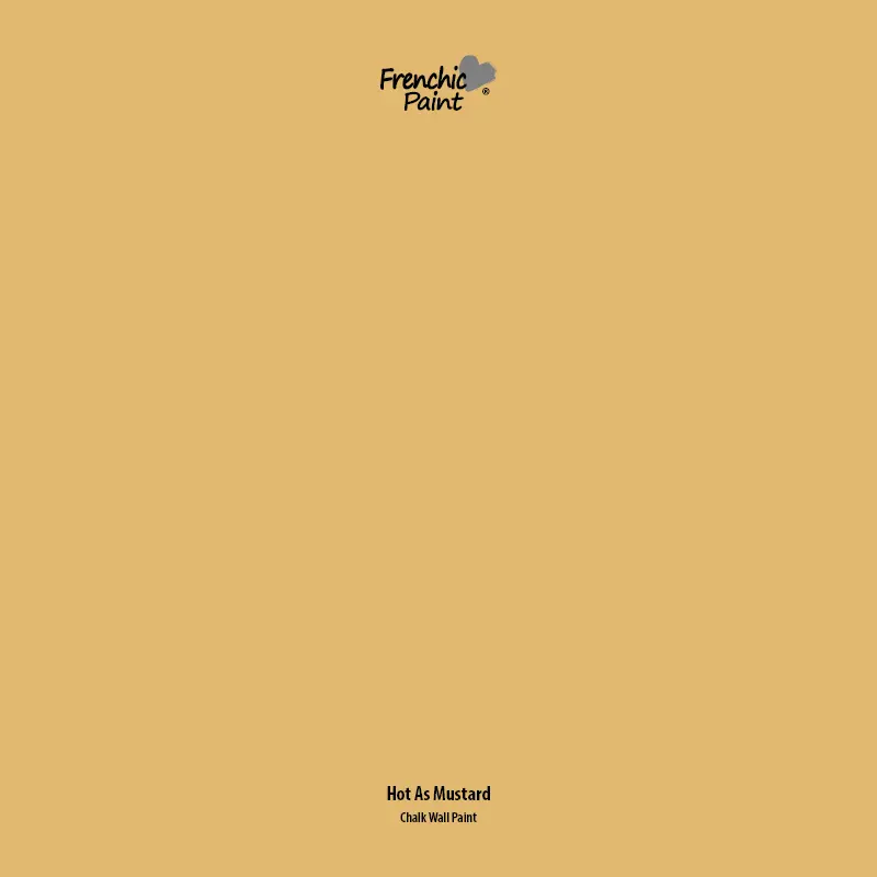 Hot As Mustard - Peel & Stick Paint Sample 1