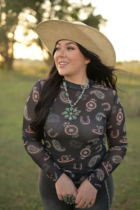 Howdy Hanny Women's Black Feather Hat Top 1