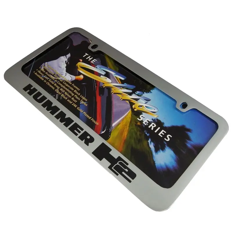 Hummer H2 License Plate Frame (Chrome) 2