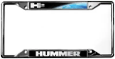 Hummer H2 Logo License Plate Frame (Chrome) 1