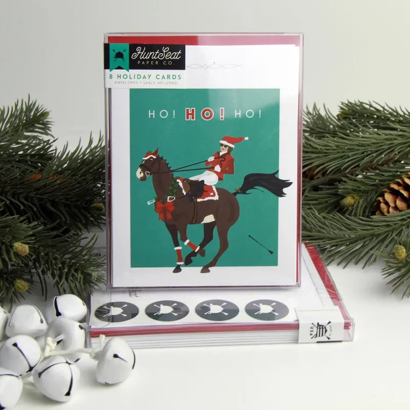 Hunt Seat Paper Co Ho! Ho! Ho! Christmas Card 1
