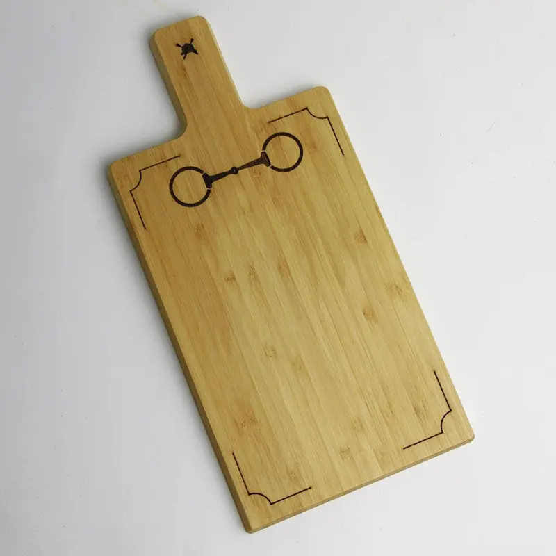 Hunt Seat Paper Co Snaffle Bit Bamboo Mini Charcuterie Board 1