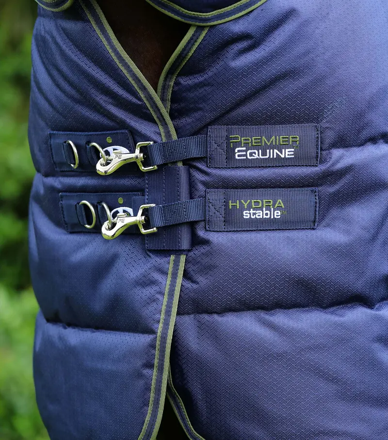Hydra 350G Stable Rug With Neck Cover Navy 2