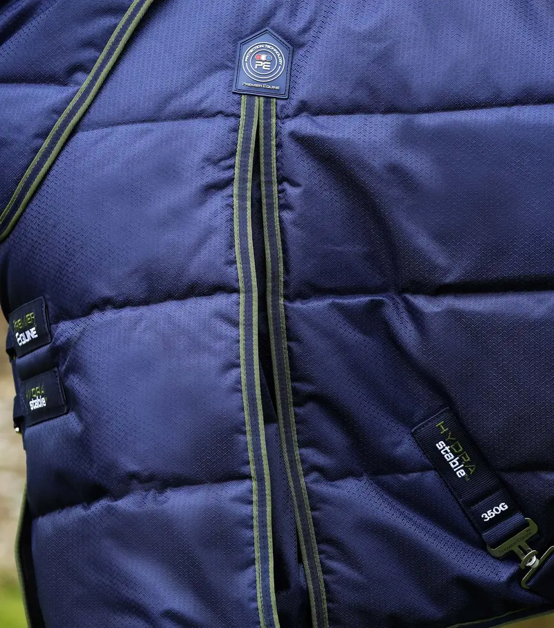 Hydra 350G Stable Rug With Neck Cover Navy 4