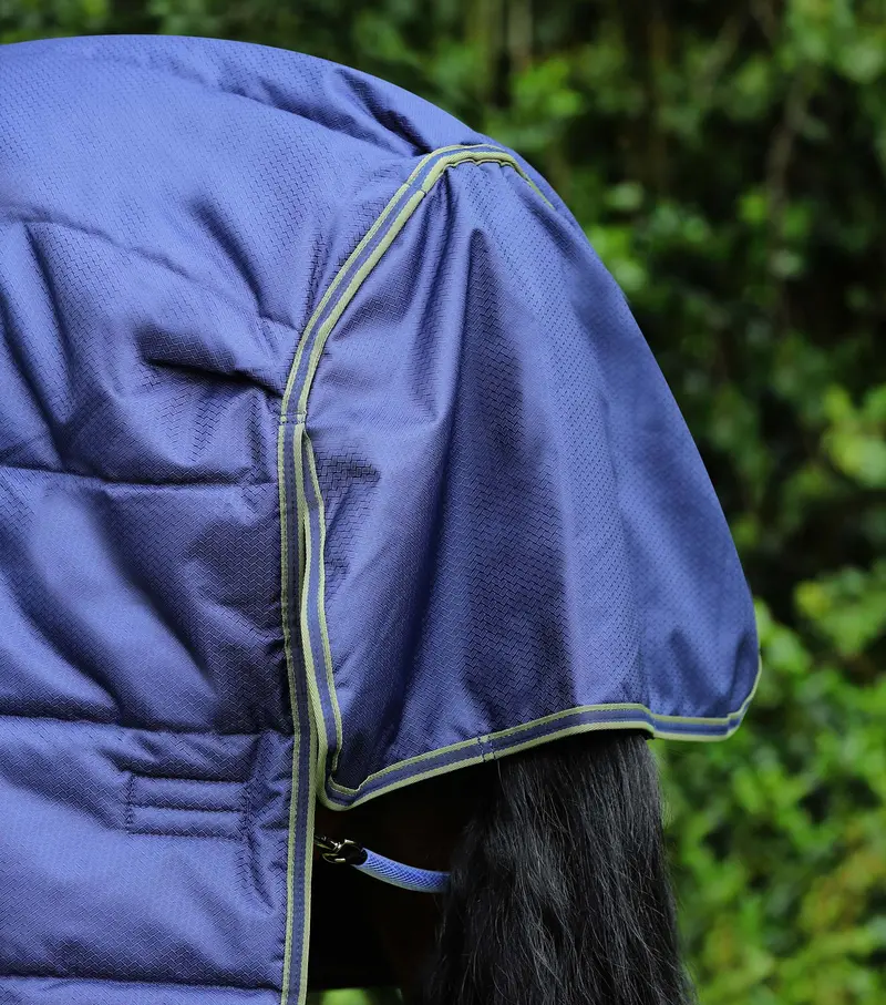 Hydra 350G Stable Rug With Neck Cover Navy 6